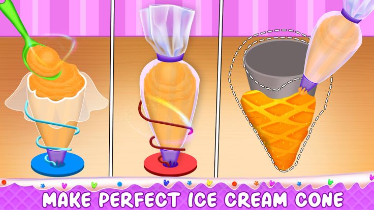 DIY冰淇淋机工厂游戏截图