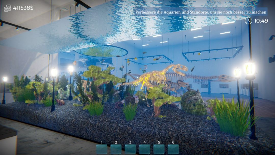Aquarist - 建造水族馆,繁殖鱼类,拓展你的业务!游戏截图