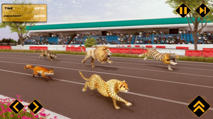 野生动物赛马游戏截图