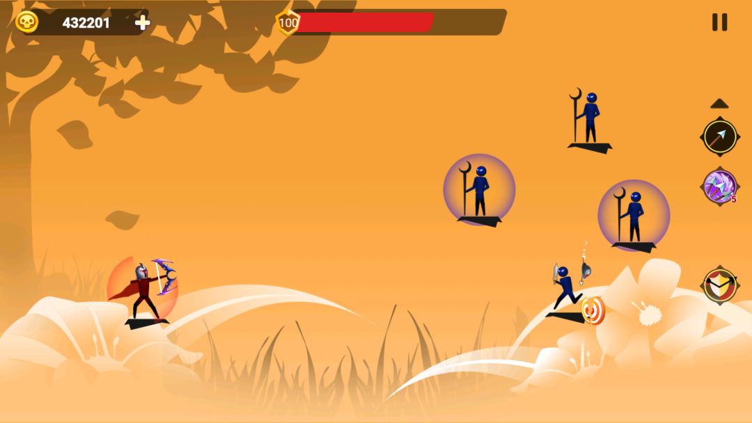 火柴人战争：神射手之王游戏截图