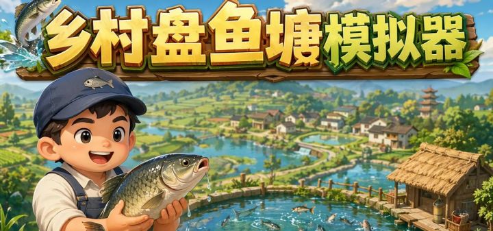 乡村盘鱼塘模拟器 封面