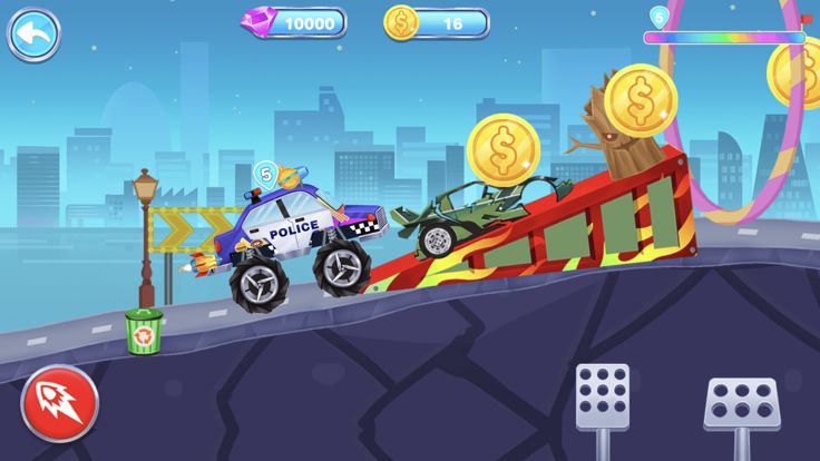 大脚车怪物卡车赛车游戏游戏截图