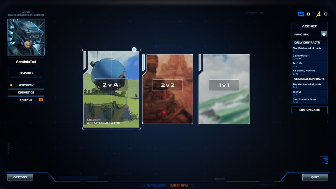 Battle Aces：重返星际游戏截图