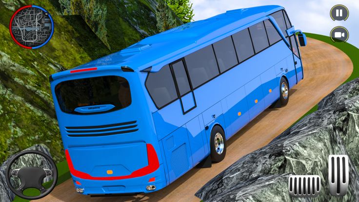 越野真正的巴士驾驶游戏:终极美国教练游戏截图