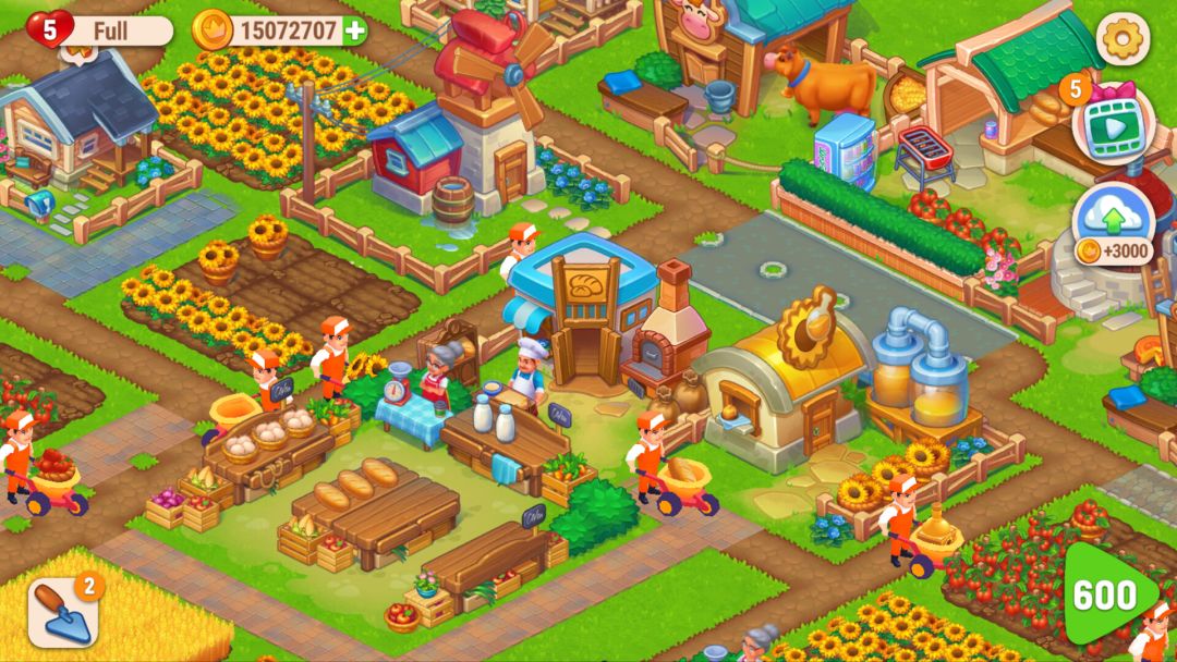Farming Fever - Pizza and Burger Cooking game游戏截图