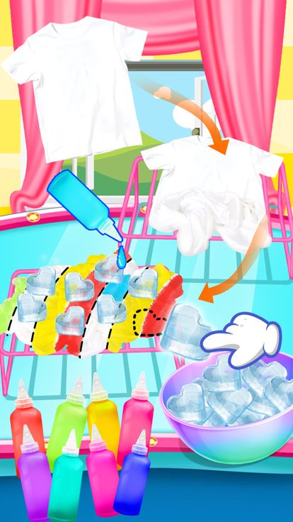 Ice Tie Dye - Fashion Art游戏截图