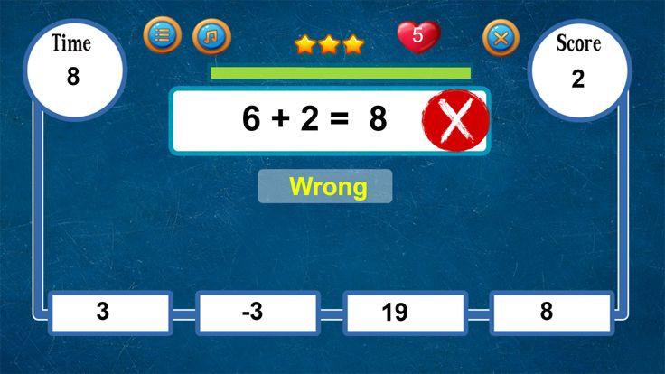 Math Game Addition Subtraction游戏截图