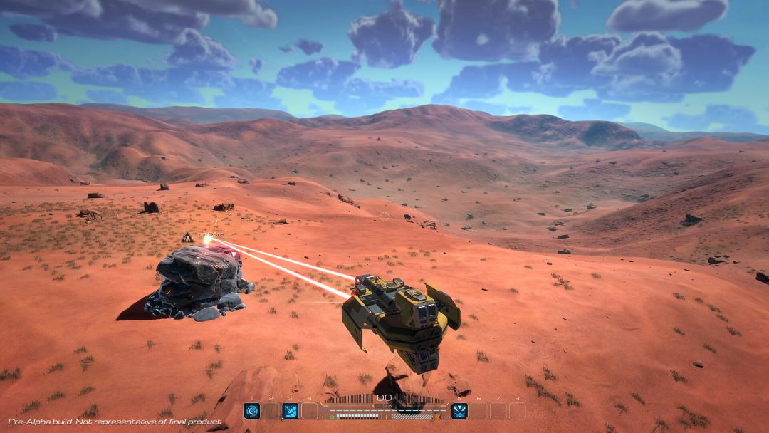 太空飞船游戏截图