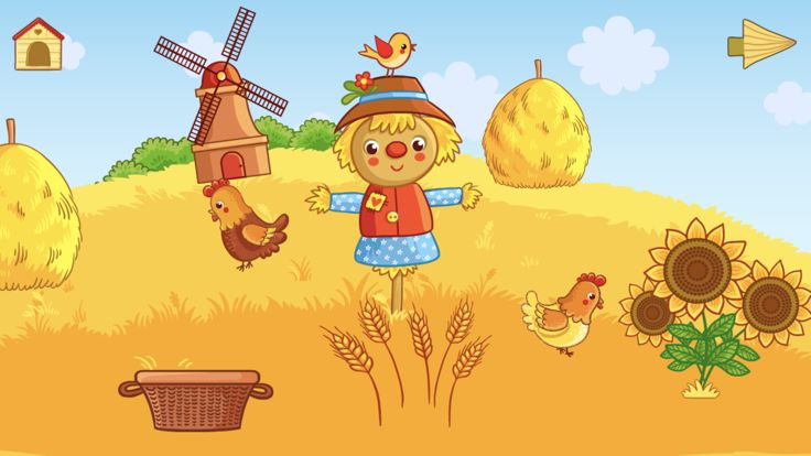 Funny Farm! Toddler flashcards游戏截图