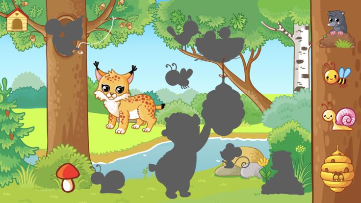 Toddler animal puzzle games!游戏截图
