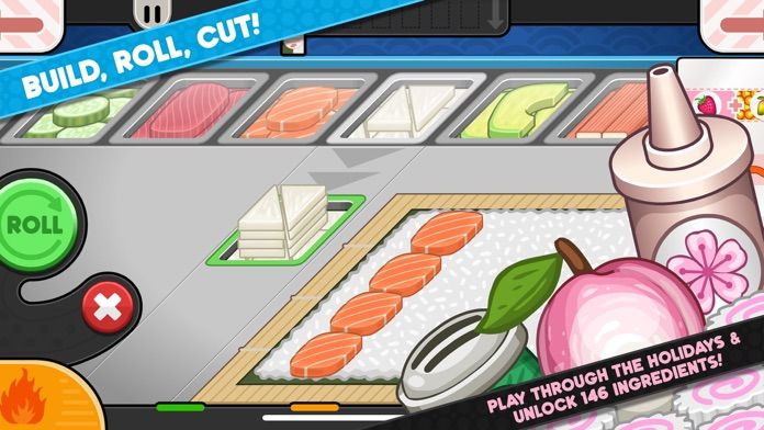 Papa's Sushiria To Go!游戏截图