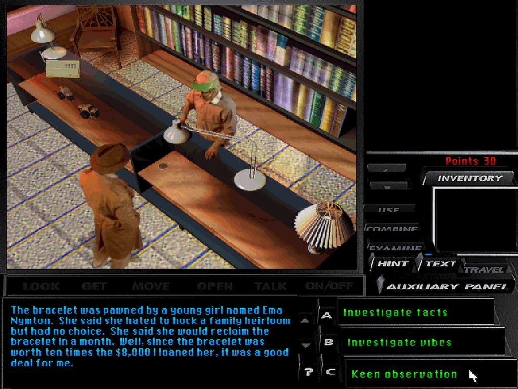 Tex Murphy: Under a Killing Moon游戏截图