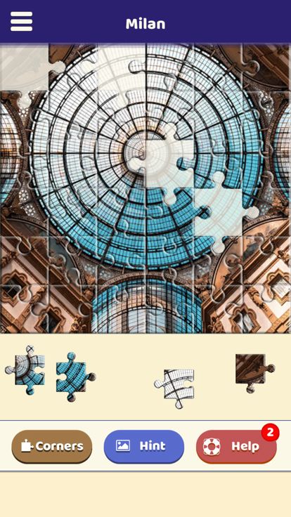 Milan Sightseeing Puzzle游戏截图