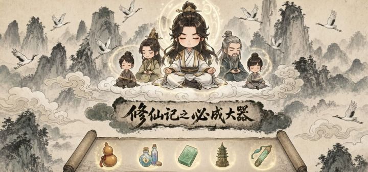 修仙记之必成大器 封面