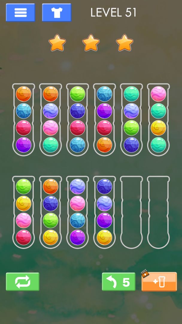 Sort Color Ball Puzzle游戏截图