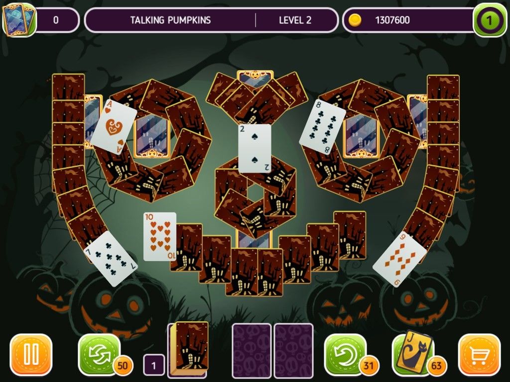 Solitaire Halloween Story游戏截图
