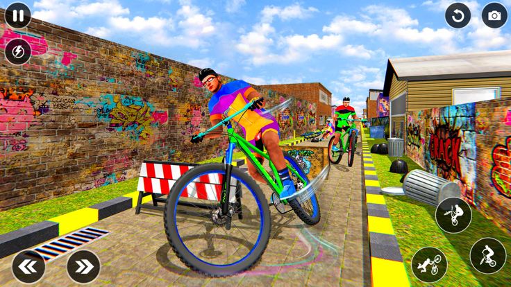 自行车 BMX 自行车骑手技能游戏截图