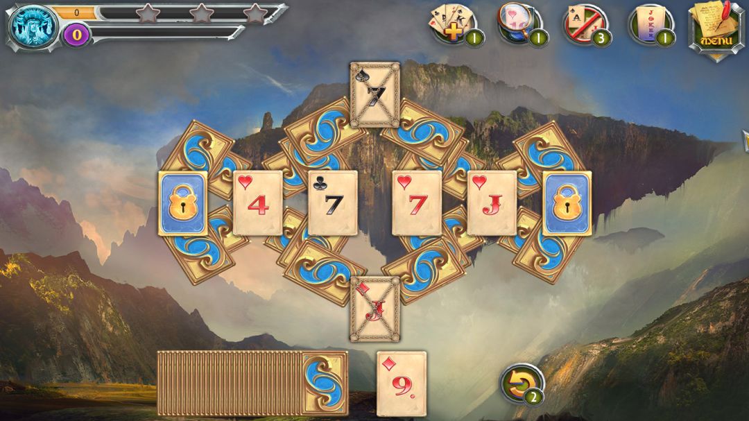Mystic Journey: Tri Peaks Solitaire游戏截图