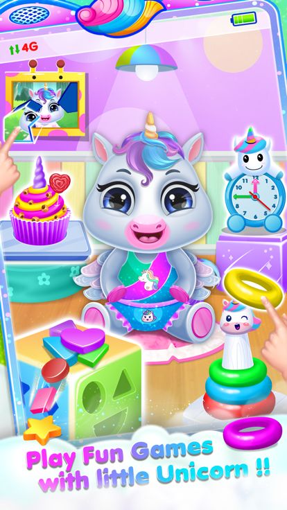 Cute Unicorn Daycare Toy Phone游戏截图