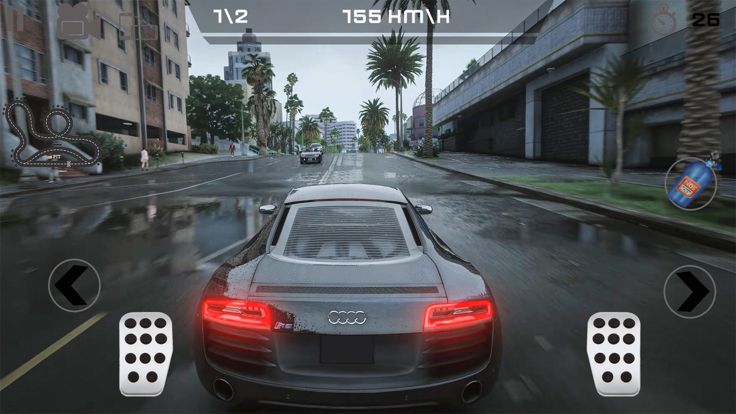 汽车驾驶模拟器游戏 3D：终极美国学校驾驶考试通过游戏截图