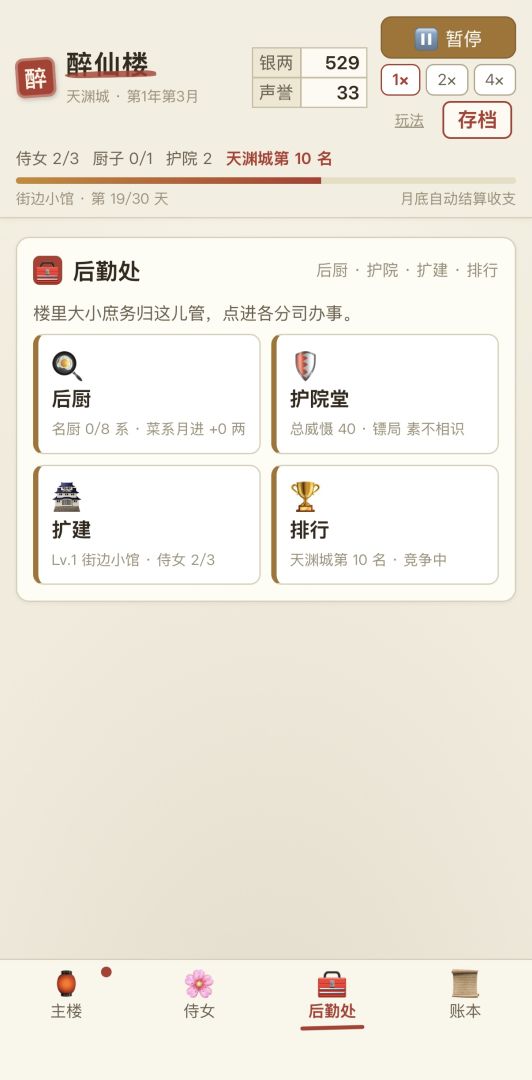 醉仙楼:我把小酒馆开到天下名楼游戏截图