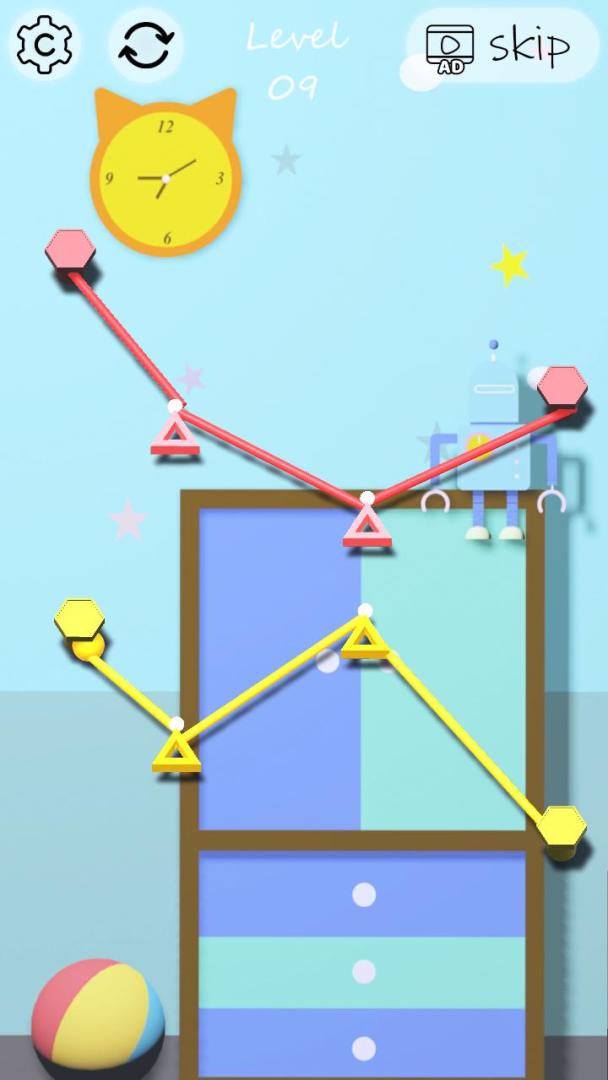 Color Wire Rope-Line Puzzle游戏截图