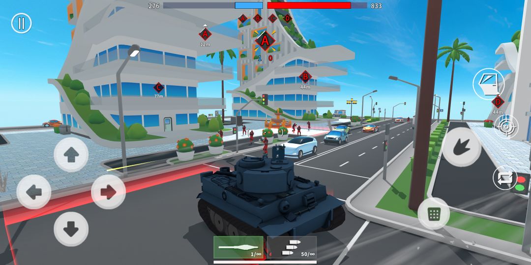 像素枪战大战场游戏截图