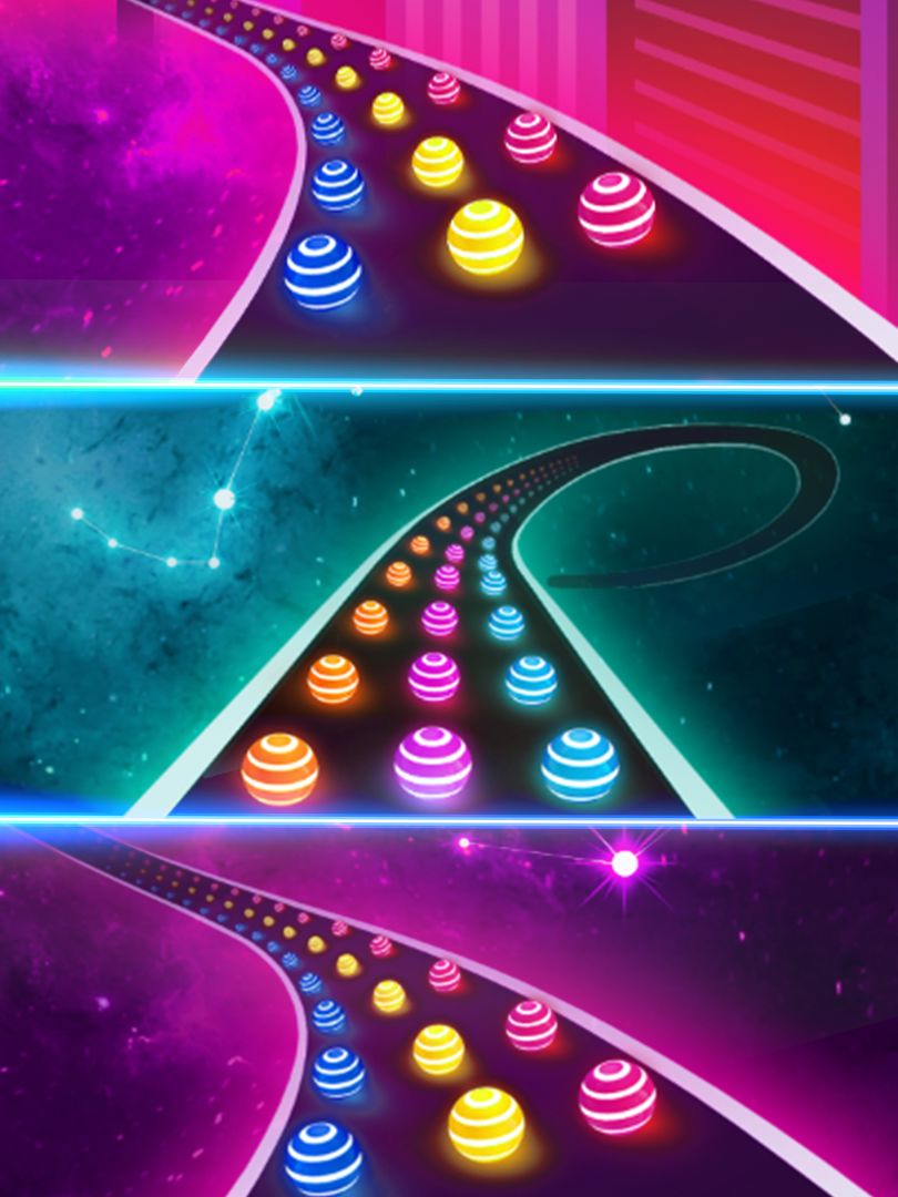 炫彩公路: 彩球跑!游戏截图