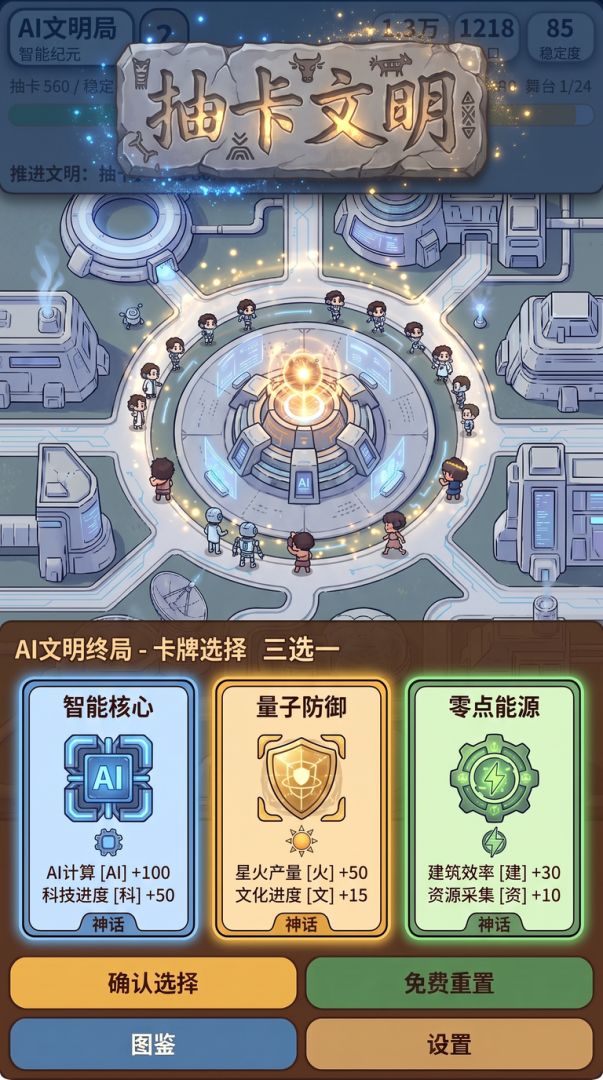 抽卡文明游戏截图