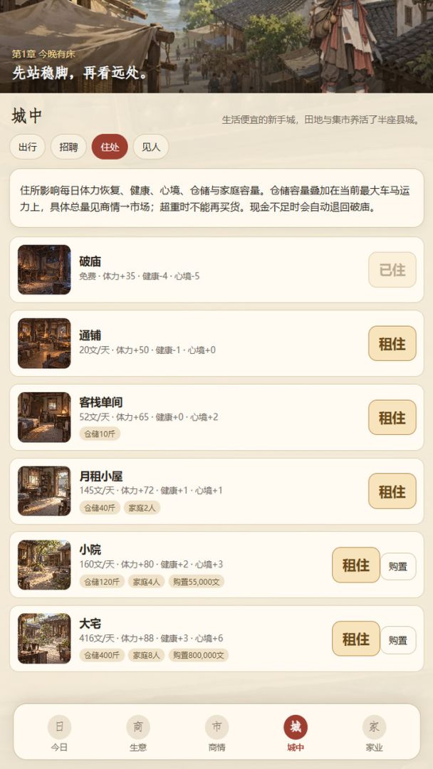 开局一百文:从打零工到富甲天下游戏截图