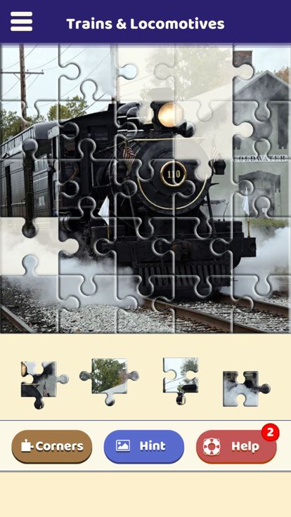 Trains & Locomotives Puzzle游戏截图
