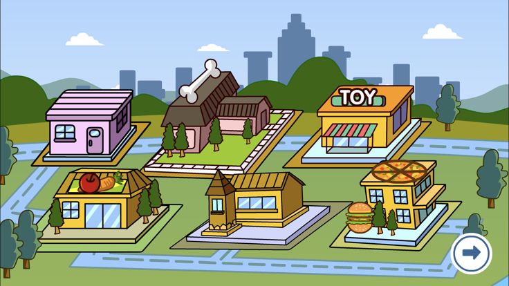 脑洞小镇世界 - 过家家游戏游戏截图