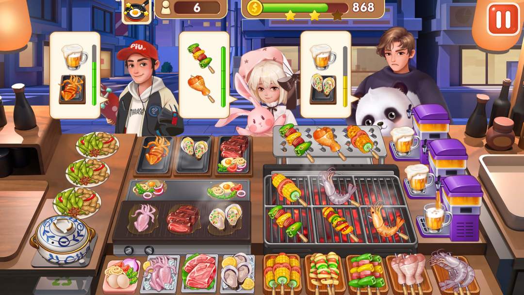 楼下的早餐店游戏截图