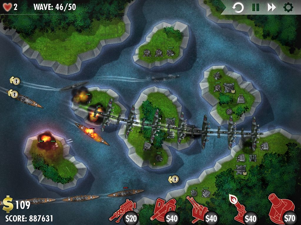 iBomber Defense游戏截图
