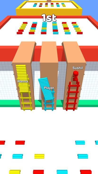 屋顶跑跑争夺战游戏截图