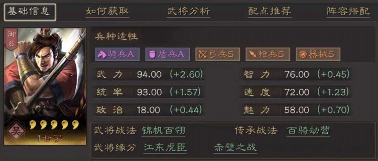 三国志战略版：Daniel_主将甘宁-会心队伍的探讨截图