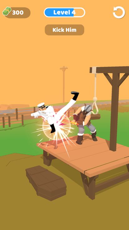 Slow Mo Fight Parkour Games游戏截图