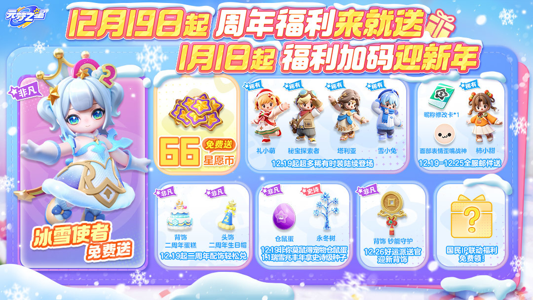 感恩相伴两周年，重磅福利免费领