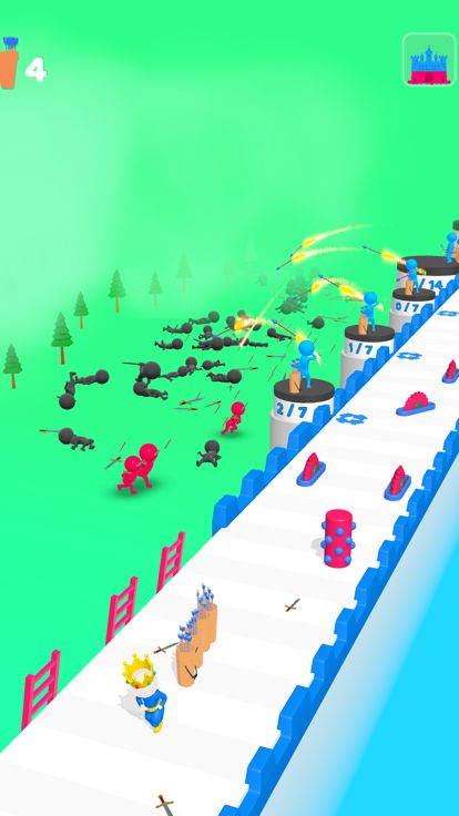 Defender Run: Giant & Archers游戏截图