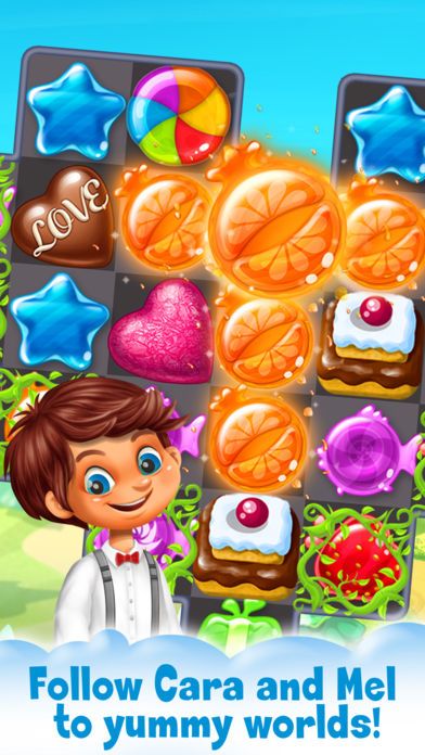 Sweet Tales: Valentine Match游戏截图