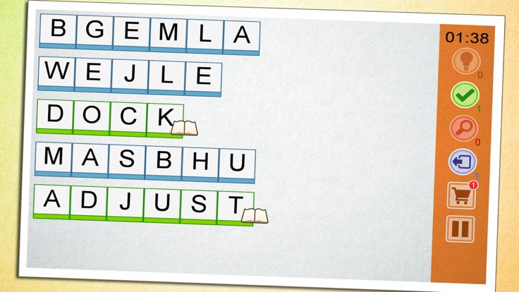 Word Scramble - Good Times游戏截图