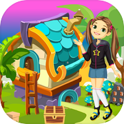 Cute Girl Escape From Fantasy House Best Escape318