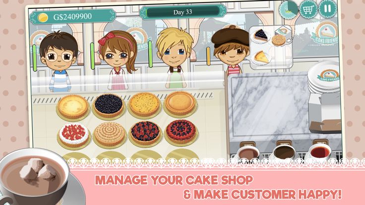Cake Friends: Be a Cake Tycoon游戏截图