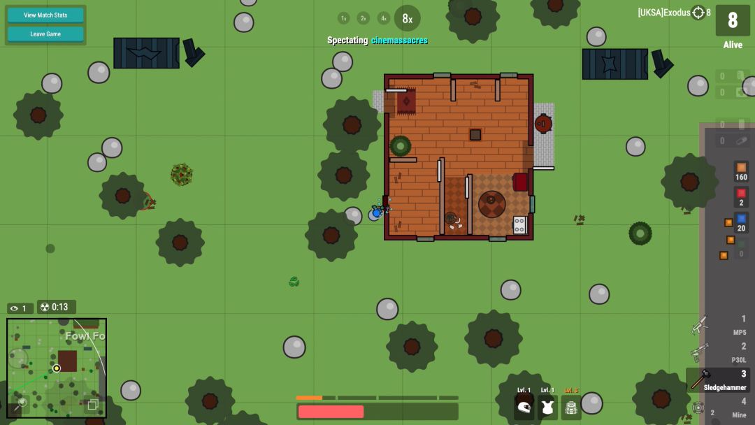 Surviv.io - 2D Battle Royale游戏截图