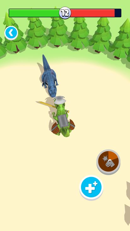 Dino World: Merge & Fight游戏截图