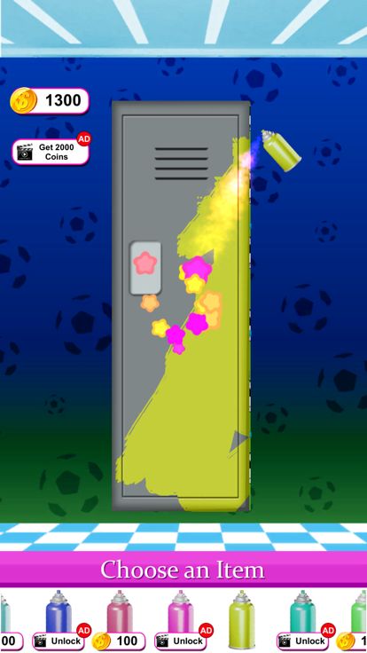 Spray Paint Art DIY Locker 3D游戏截图