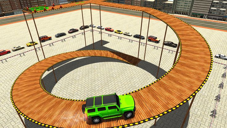 City Climb Prado Car Stunt Parking Simulator 3D游戏截图