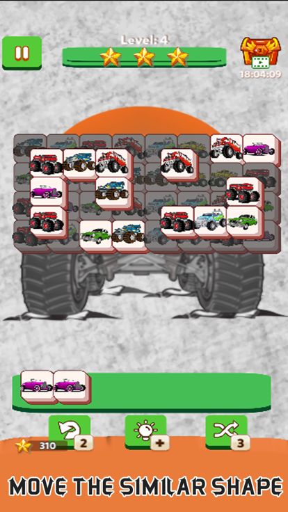 Offroad Cars - Traffic Puzzle游戏截图