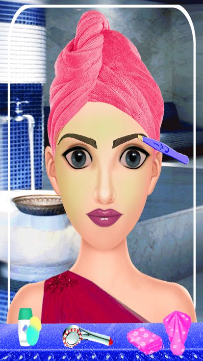 Fashion Girl Salon: Glam Doll Makeover Girls Games游戏截图