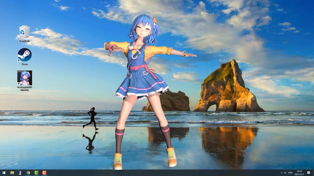 桌面萌娘3:鱼鱼小姐游戏截图